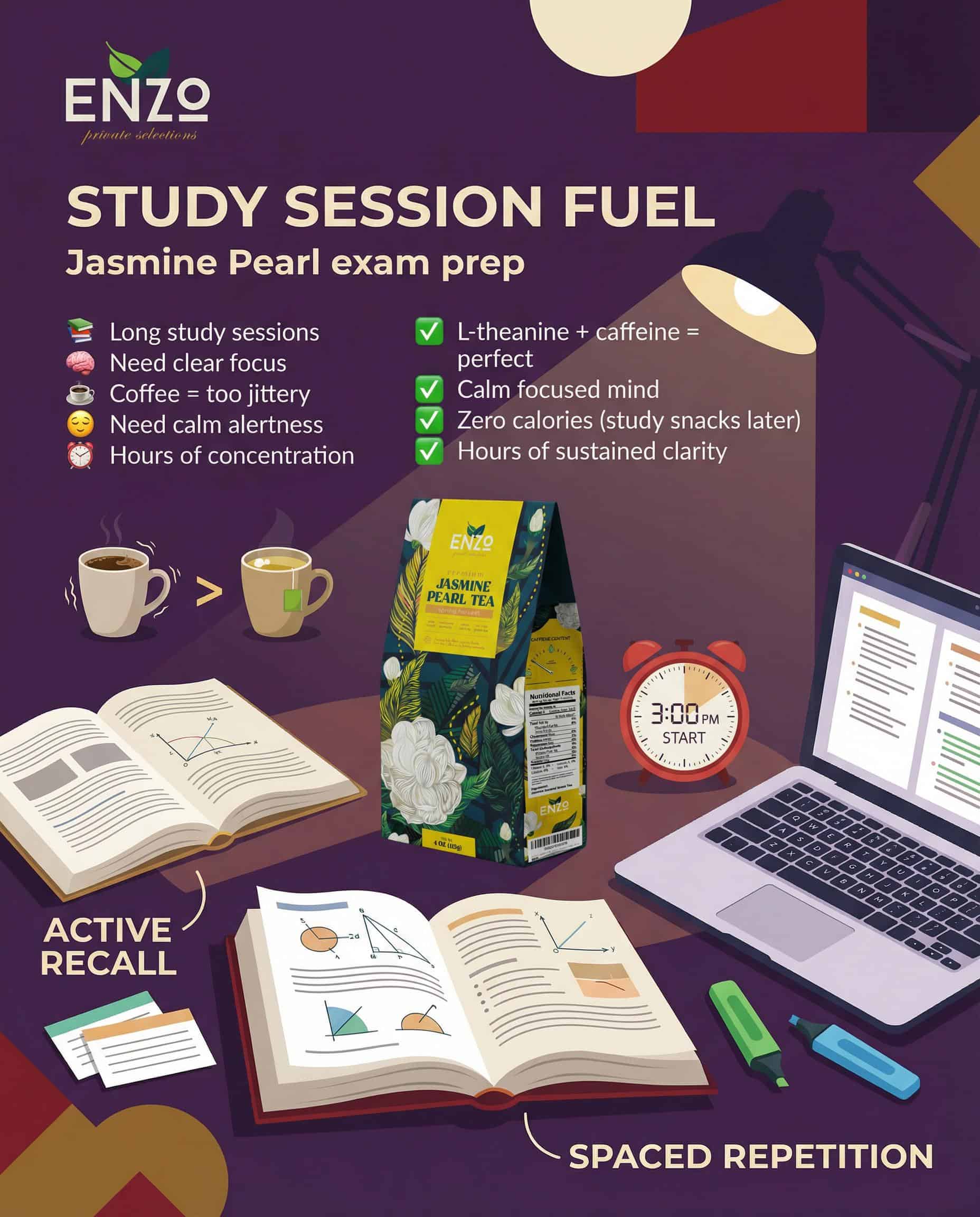 Study Session Tea Guide: Focus Without Jitters