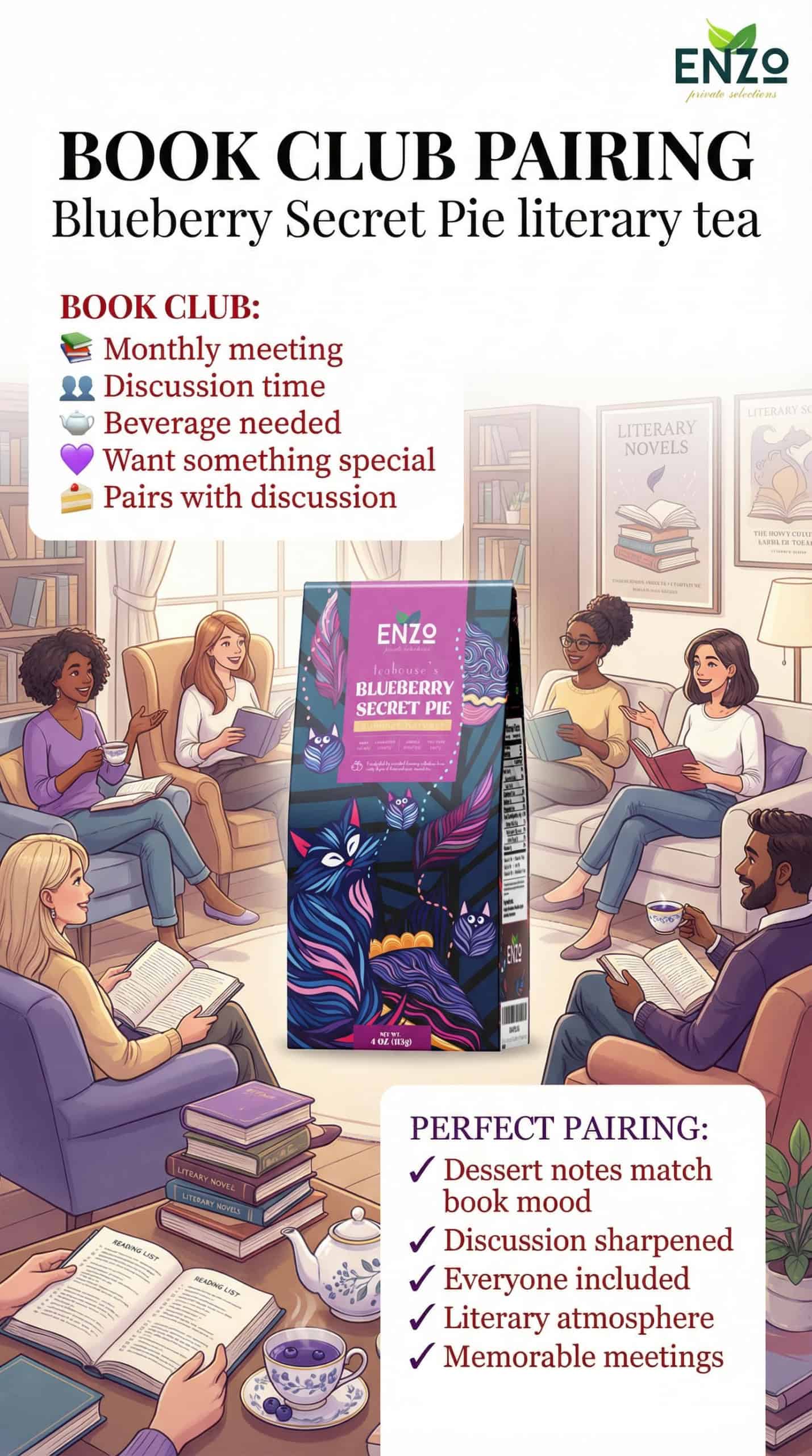 Book Club Tea Pairing: Perfect Reading Group Beverage