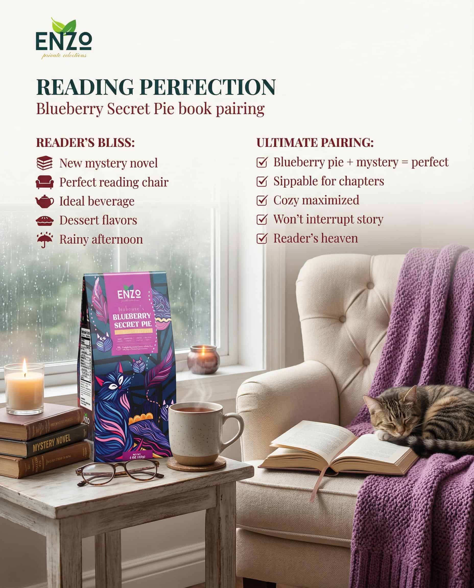 Cozy Reading Nook Complete: Tea for Book Lovers