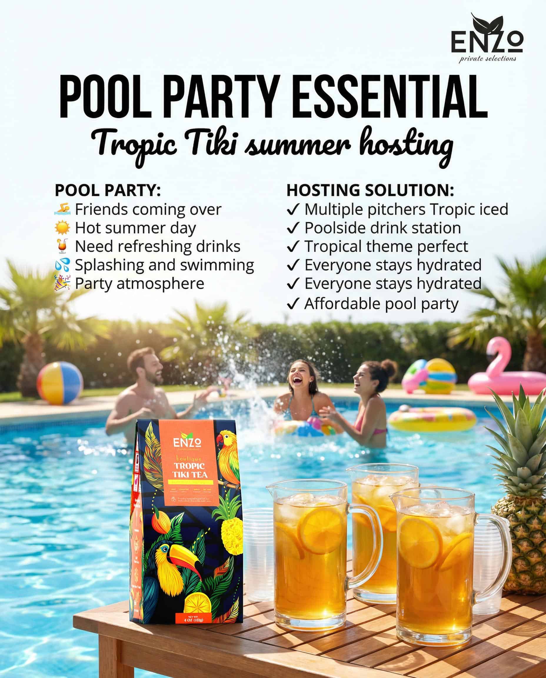 Pool Party Pitcher Service: Poolside Hydration Strategy