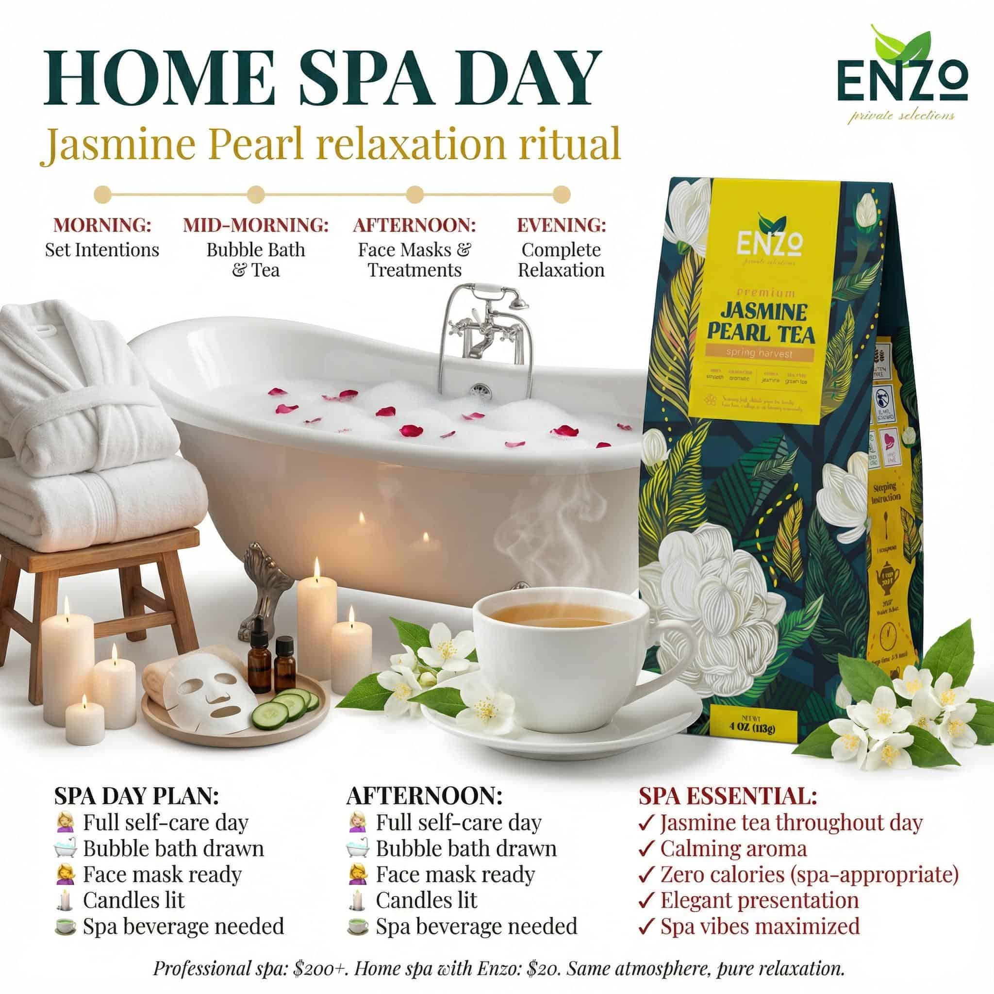 Spa Day at Home: Tea-Enhanced Self-Care Ritual