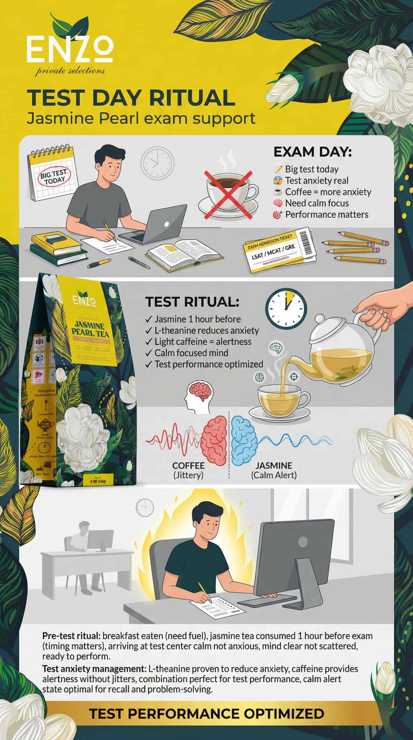 Test Taking Ritual: Tea for Exam Performance