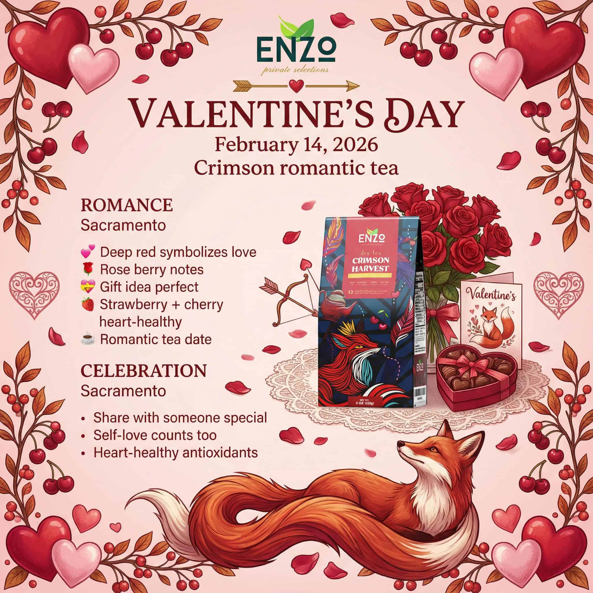 Valentine's Day Romance Tea Celebration