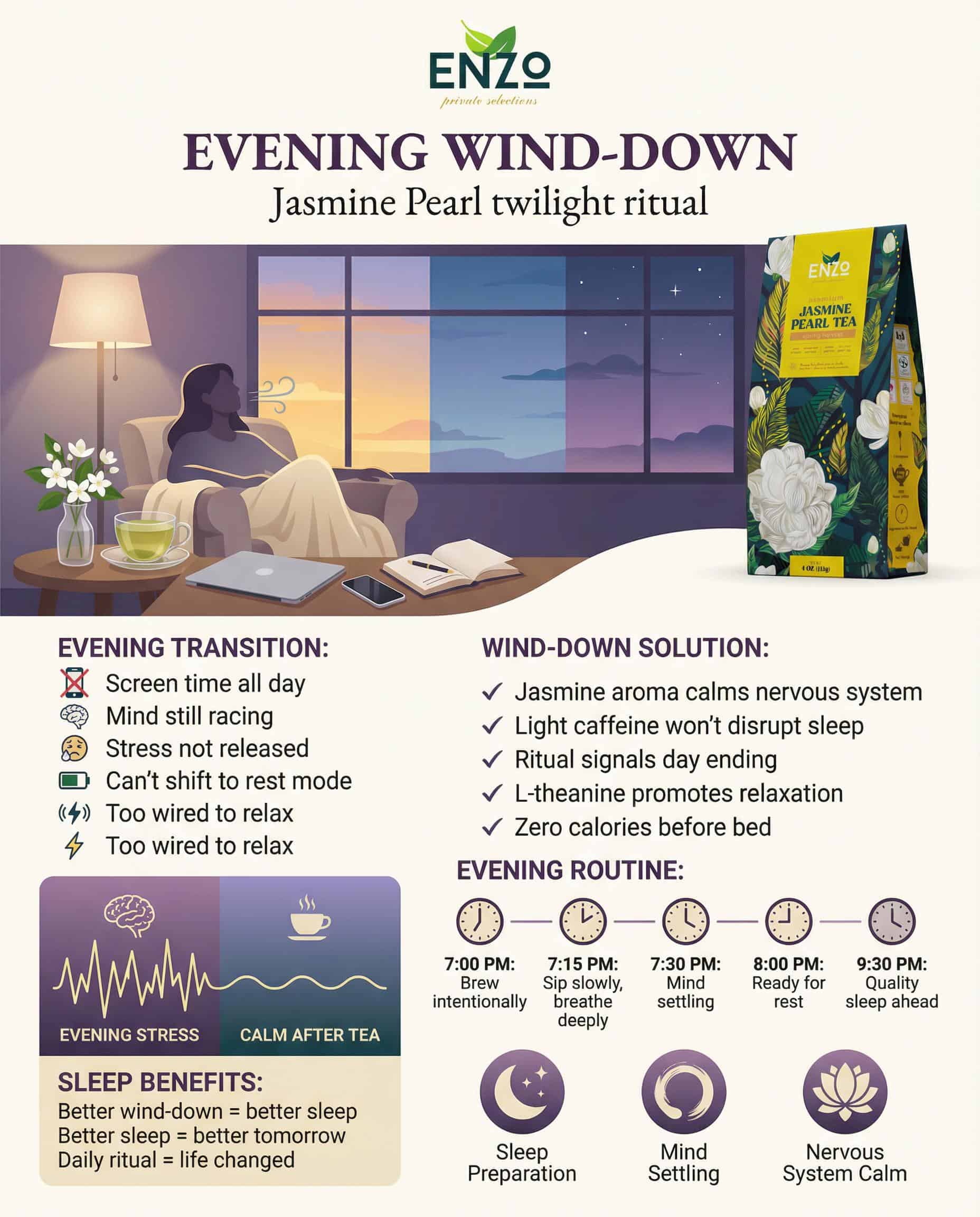 Evening Wind-Down Ritual: Gentle Transition to Rest