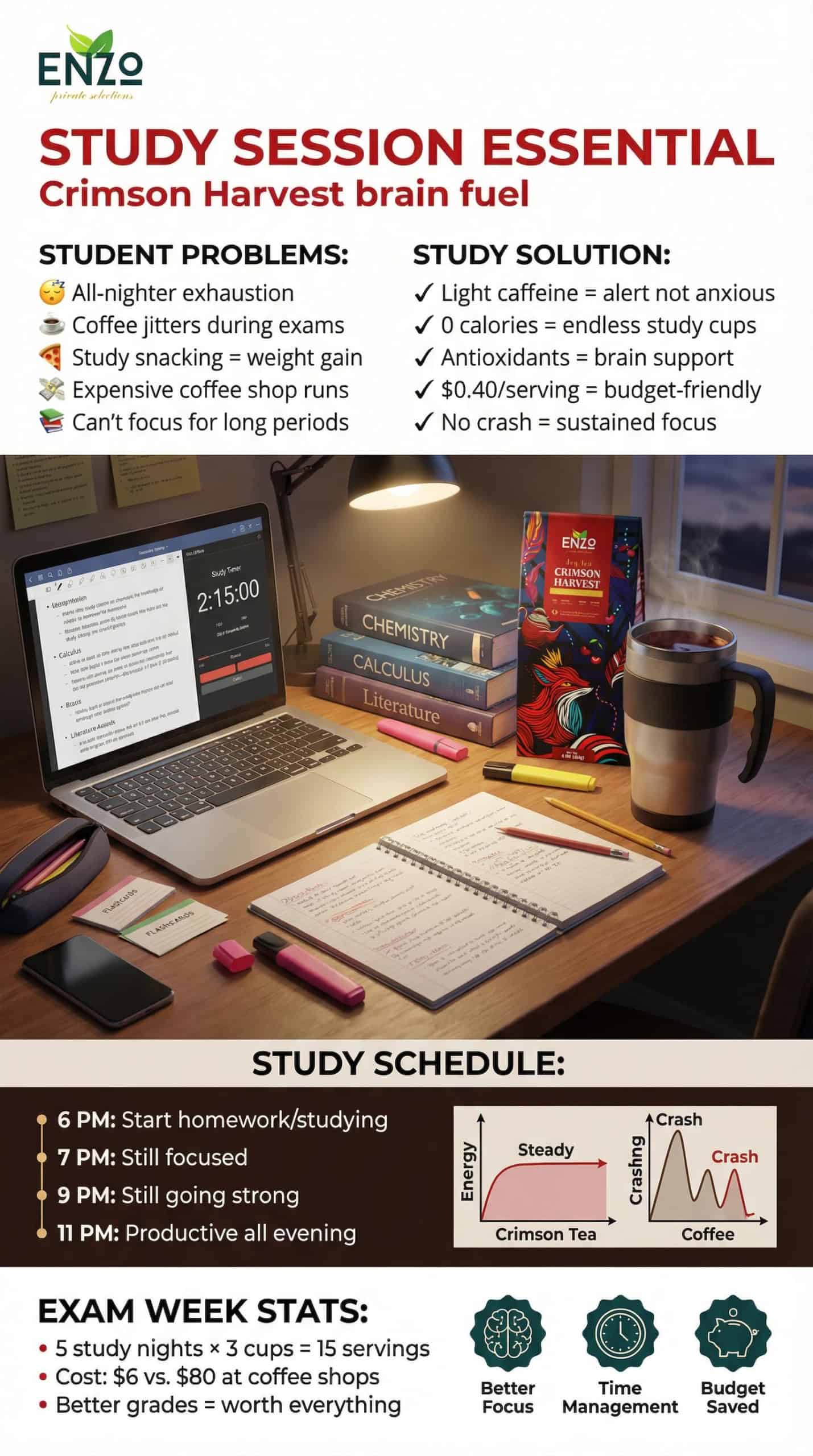 Student Study Session Fuel: Academic Productivity