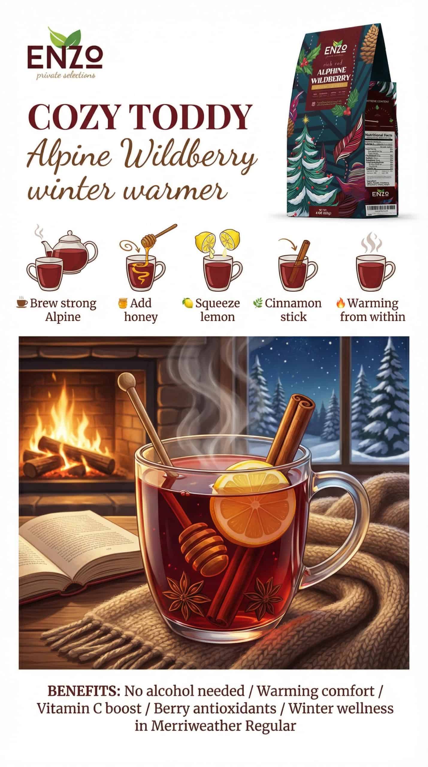 Hot Toddy Tea Alternative: Soothing Winter Warmth Without Alcohol