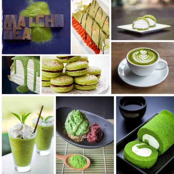 matcha green tea drinks dessert