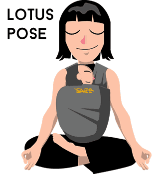 Lotus Pose Baby Yoga