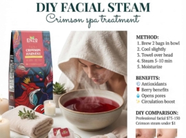 Tea Facial Steam Treatment: Natural Skincare Ritual