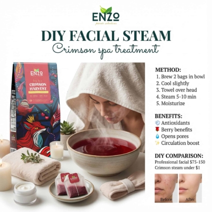 Tea Facial Steam Treatment: Natural Skincare Ritual