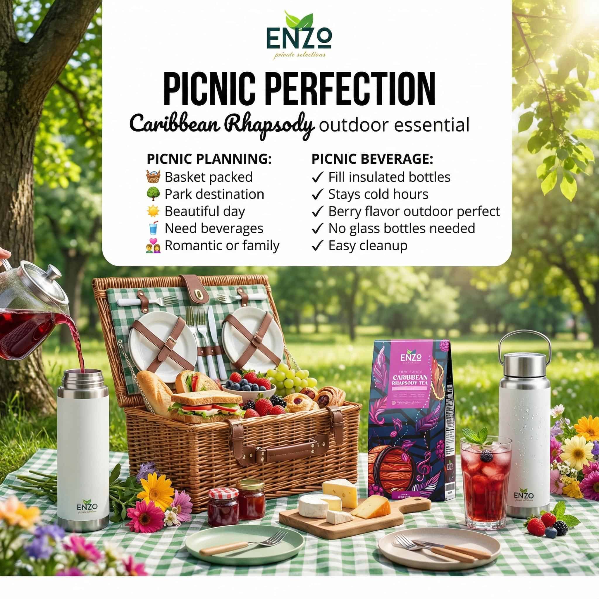 Picnic Basket Essential: Outdoor Dining Tea Service