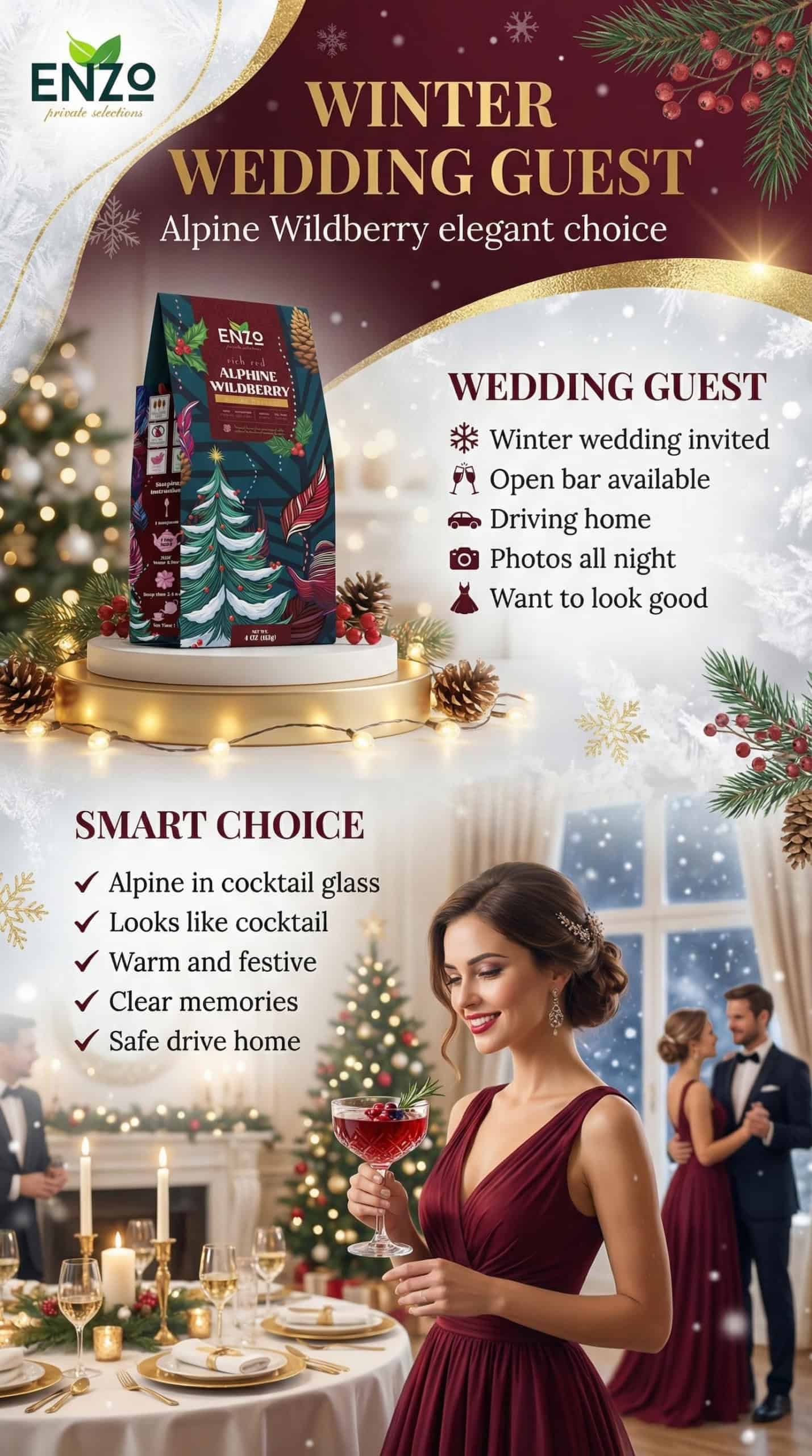Winter Wedding Guest Tea: Elegant Cold Weather Celebration