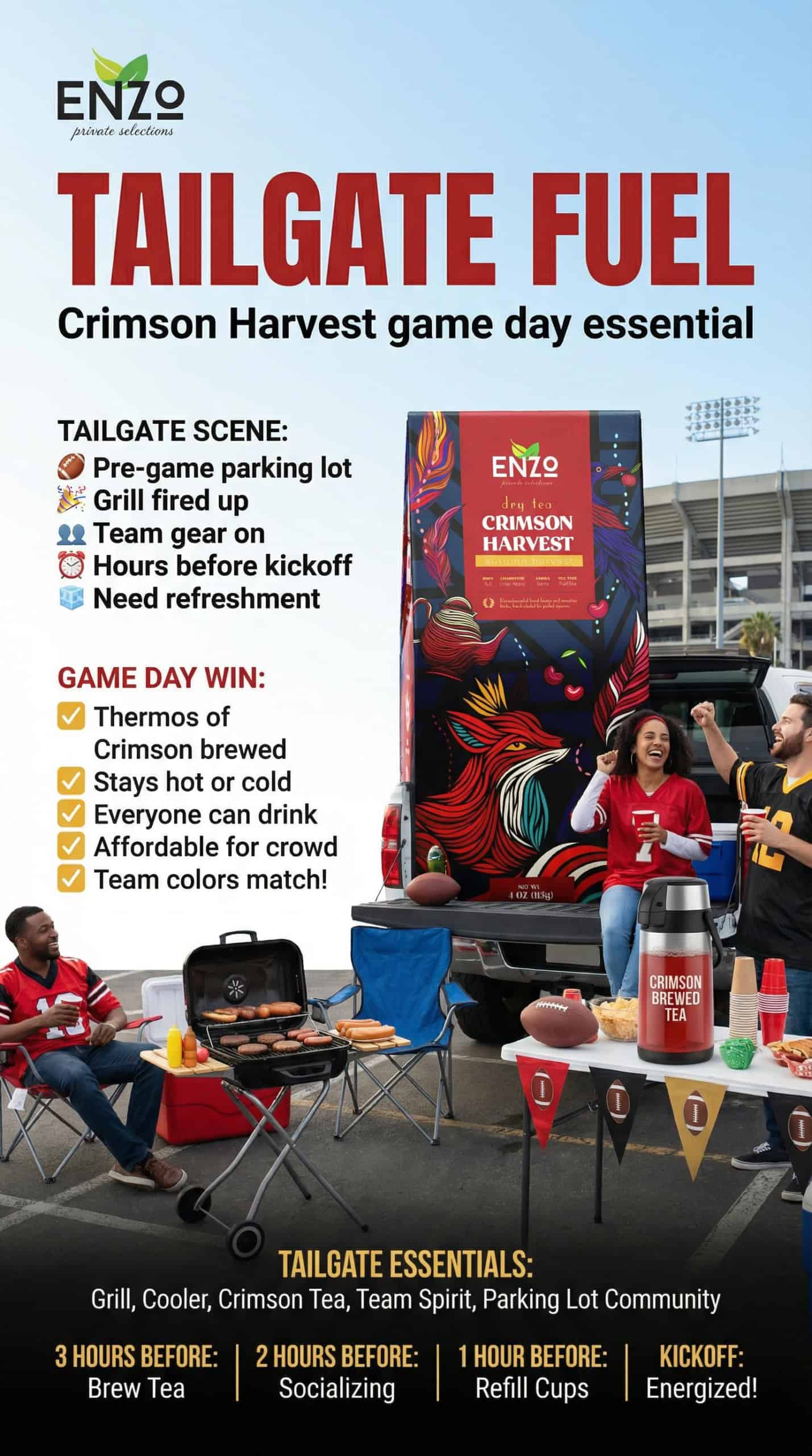 Tailgating Essential: Tea for Game Day Gatherings