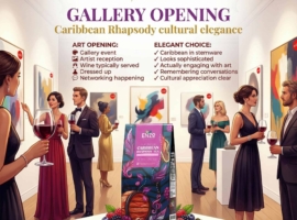 Art Gallery Opening: Sophisticated Cultural Event Beverages