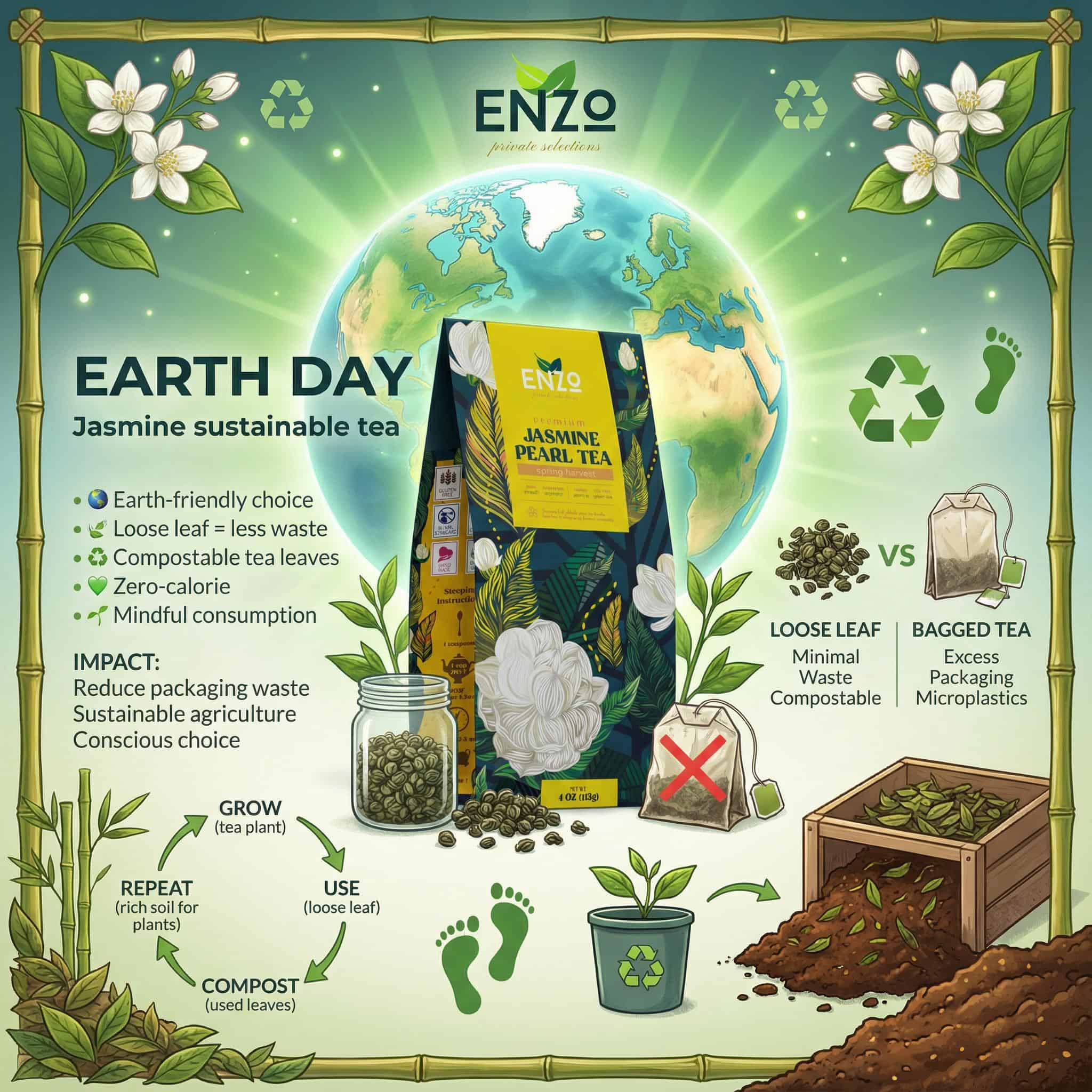 Earth Day Sustainability Tea Practices