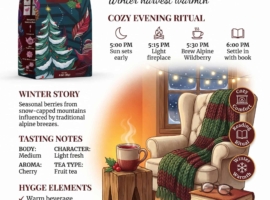 Cozy Winter Evening: Hygge Tea Comfort Ritual