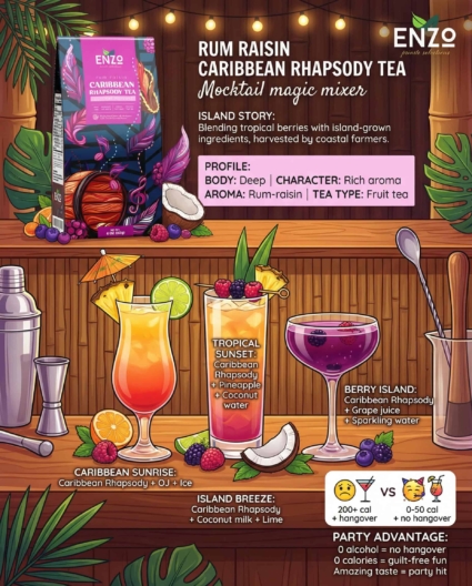 Mocktail Mixer Base: Tea as Cocktail Alternative