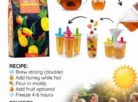 Make Healthy Tea Popsicles at Home